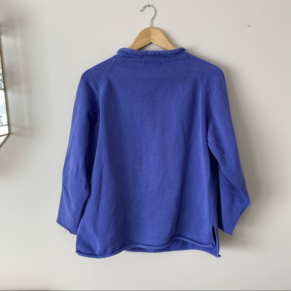 Vintage deep Purple Blur Turtle Neck Sweater - Picture 4 of 6